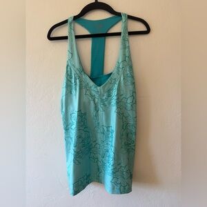 The North Face Teal Athletic Tank Top